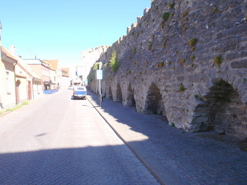 Visby city wall/fortress.